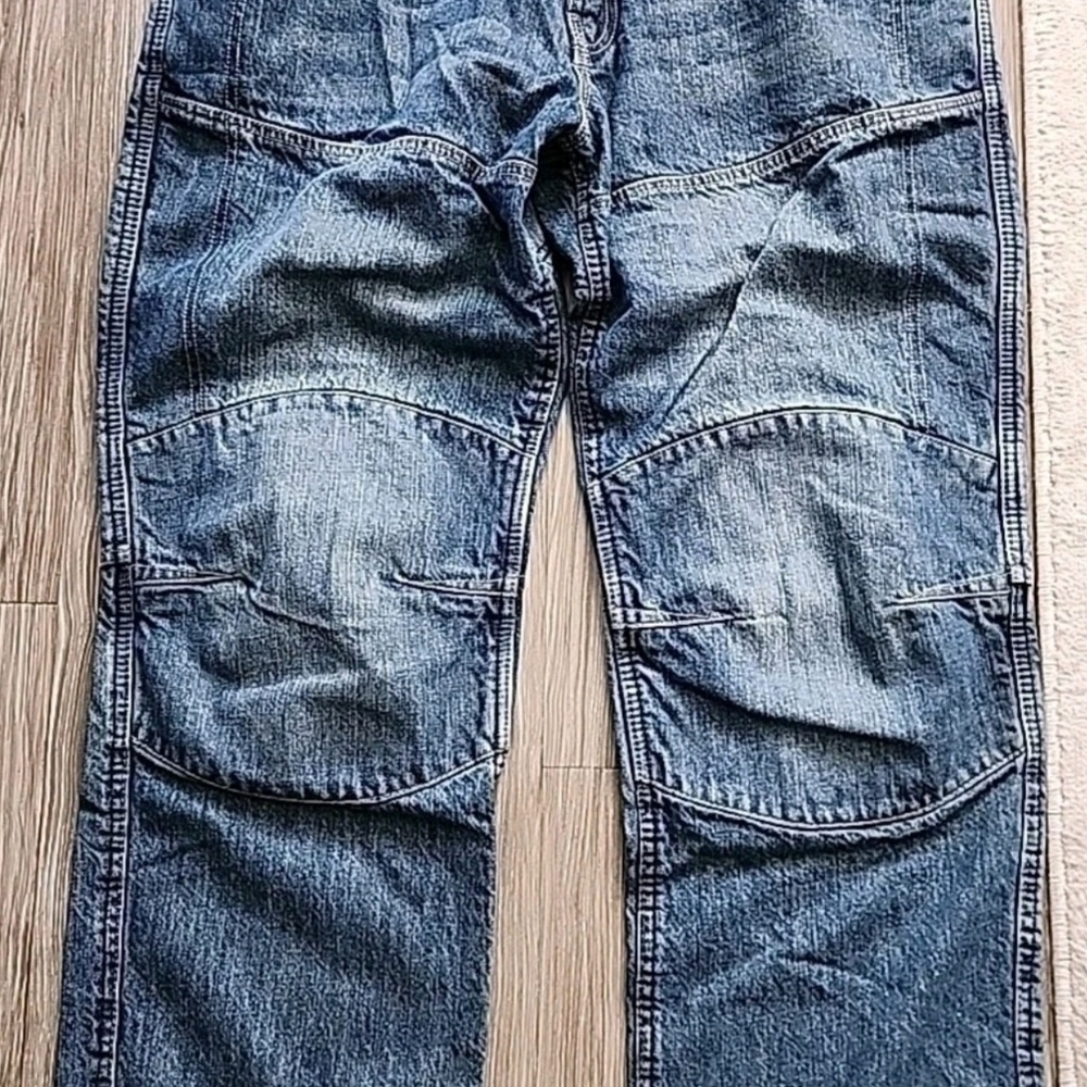 BiLT IRON WORKERS Kevlar Lined Motorcycle Jeans Mens 38x31 Protective Denim EUC